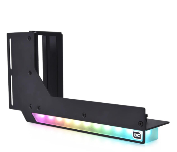 Alphacool Pionowy wspornik karty graficznej Aurora + podstawka PCI-E 3 - 1187042 - zdjęcie